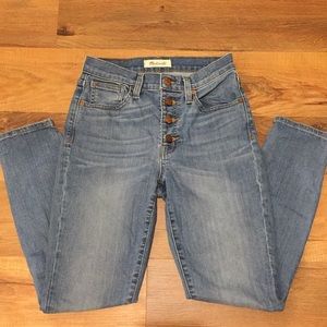 Madewell 9 inch High Riser Skinny Skinny Crop